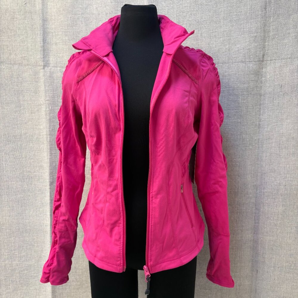 NEW Zella Workout Jacket, Red Berry M - Picture 5 of 16